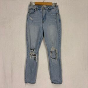 Abercrombie & Fitch The Skinny High Rise Distressed Knee Jeans Size 4